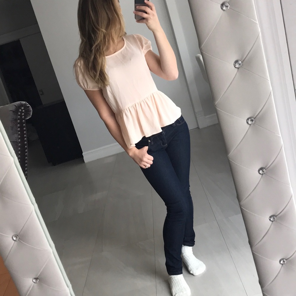 Ruffle Back Button Down - Picture 5 of 6